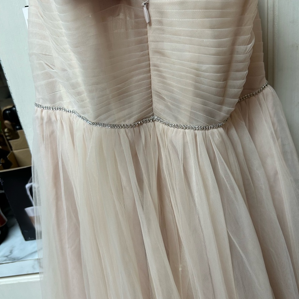 David’s Bridal. David’s Bridal studio wedding dress. Size 20W. Color Stone - Picture 11 of 11